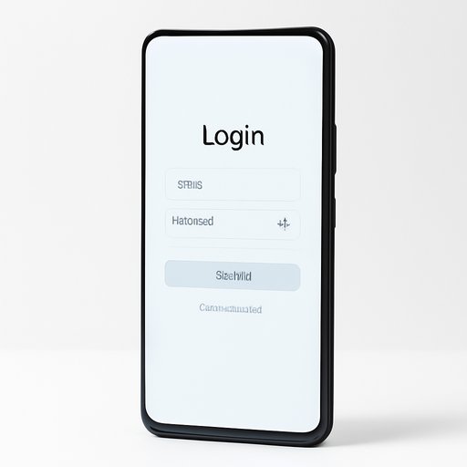 456db Login Phone Screen